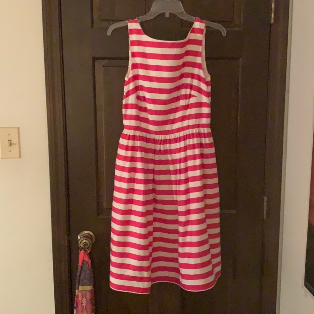 Lilly Pulitzer Pink and White Striped Dress